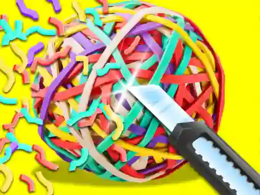 Mäng Rubber Band Cutting Internetis