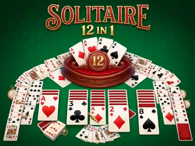 Mäng Solitaire 12 in 1 Internetis