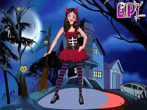 Mäng Halloween Doll Party Fashion Internetis