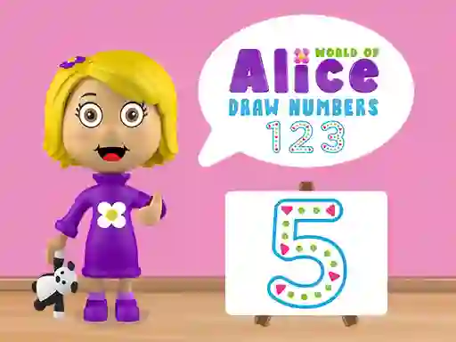 Mäng World of Alice Draw Numbers Internetis
