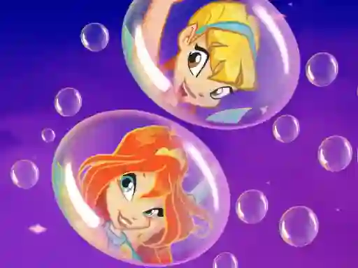 Mäng Draw Winx Bubble Path Internetis