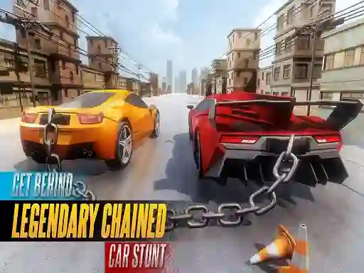 Mäng Chained Car Stunts Race Mega Ramp Internetis