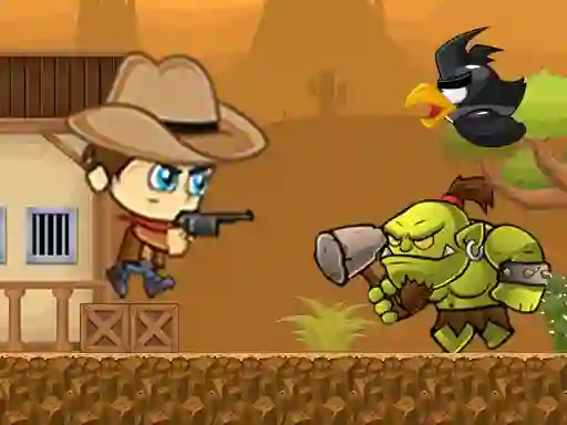 Mäng Super Cowboy Running Internetis