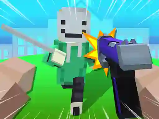 Mäng Block Craft 3D School Internetis