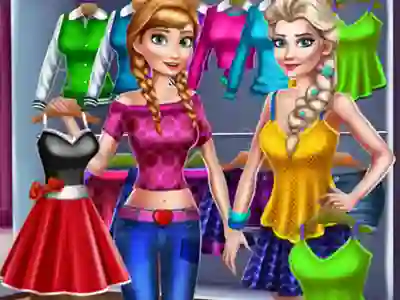 Mäng Princesses Casual Outfits Internetis