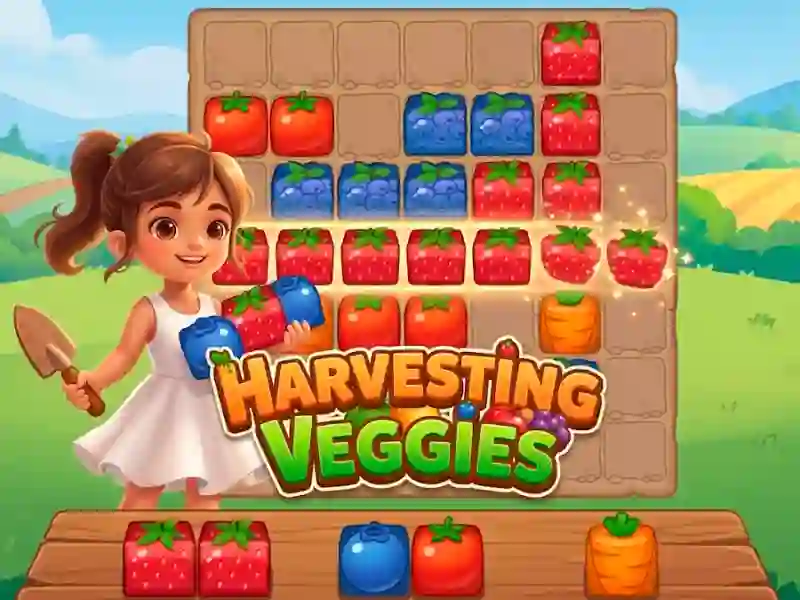 Mäng Harvesting Veggies Internetis