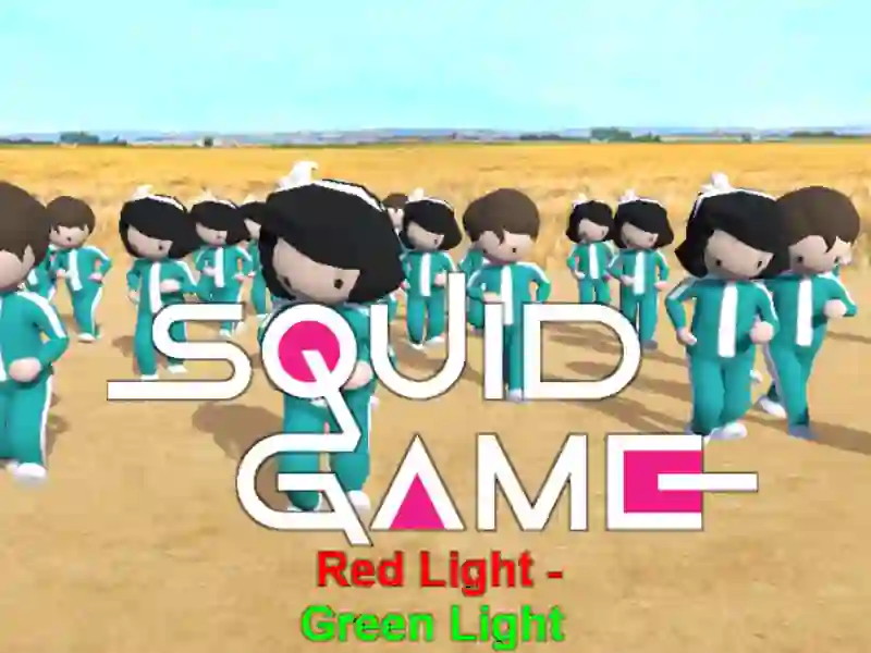 Mäng Squid game: Green Light, Red Light Internetis
