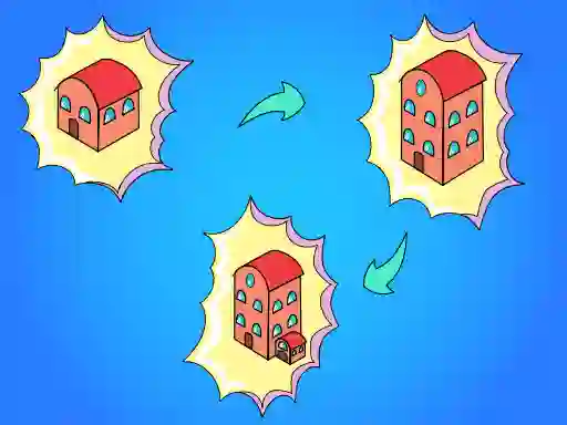 Mäng Idle Merge City Internetis