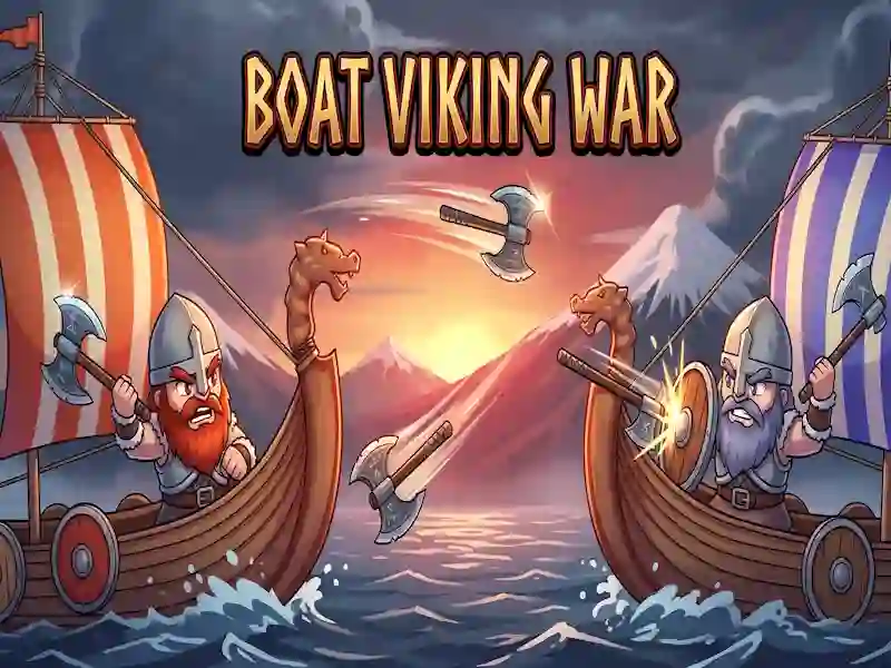 Mäng Boat Viking War Internetis