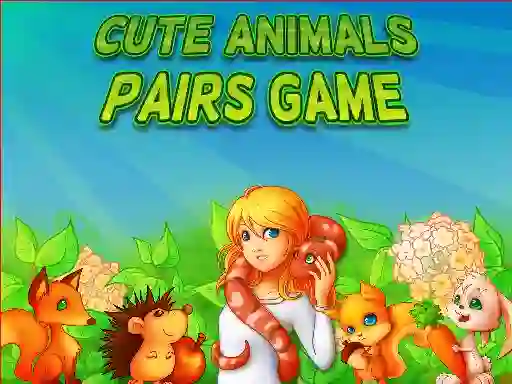 Mäng Cute Animals Pairs Game Internetis