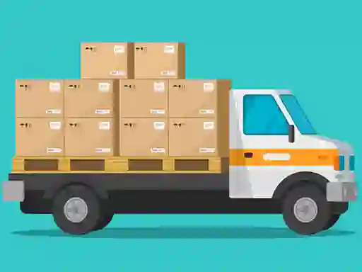 Mäng Food and Delivery Trucks Jigsaw Internetis