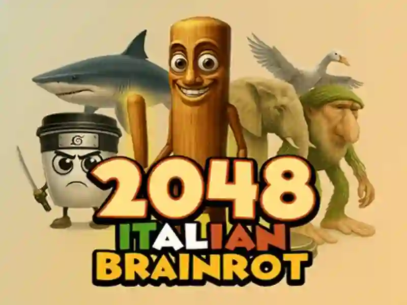 Mäng 2048 Italian Brainrot Internetis
