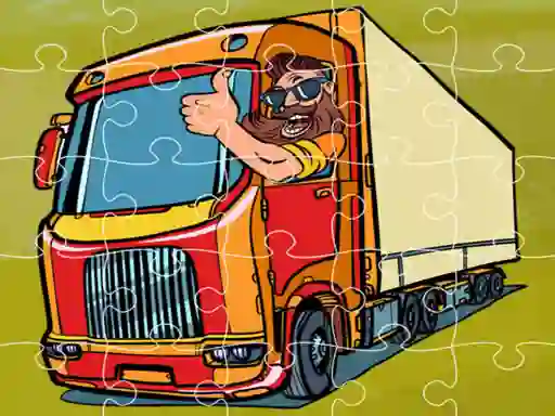 Mäng Semi Trucks Jigsaw Internetis
