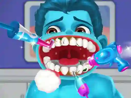 Mäng Superhero Dentist Internetis