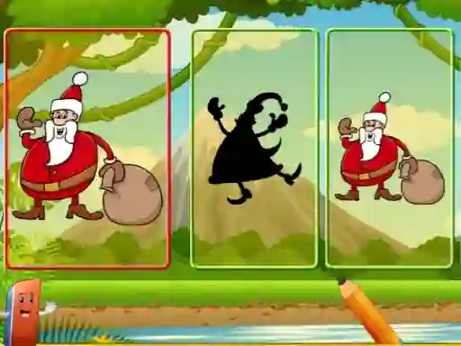Mäng Santa Shadow Match Internetis