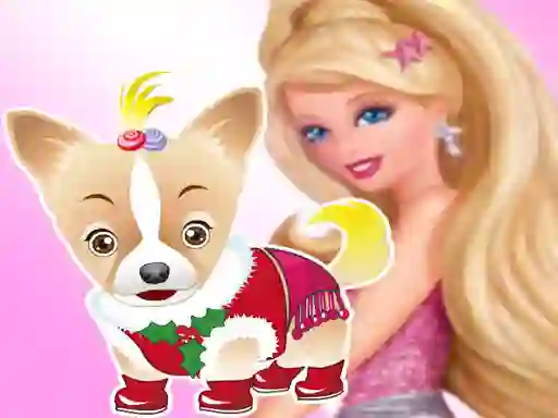 Mäng Barbie's Dog Dressup Internetis