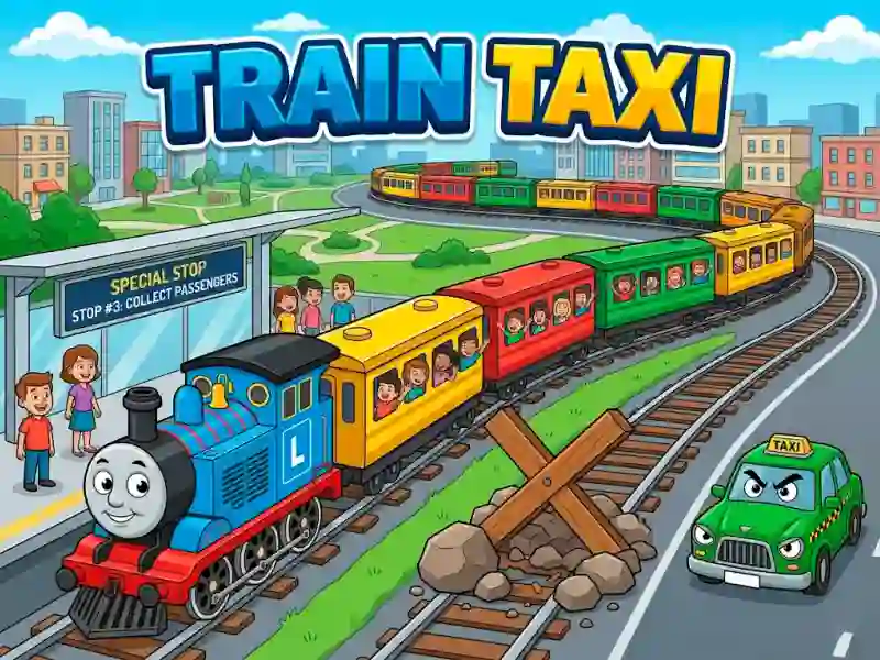 Mäng Train Taxi Internetis