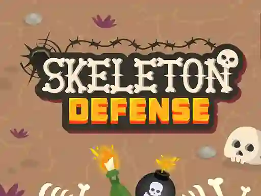 Mäng Skeleton Defense Internetis