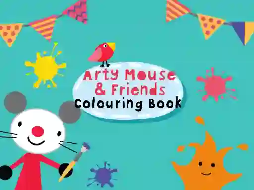 Mäng Arty Mouse & Friends Coloring Book Internetis