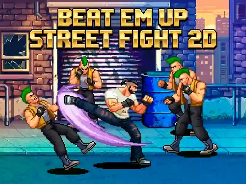 Mäng Beat Em Up Street Fight 2d Internetis