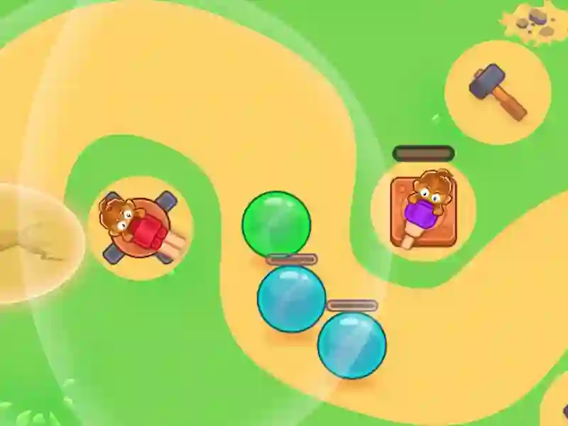 Mäng Monkey Bubble Defense Internetis
