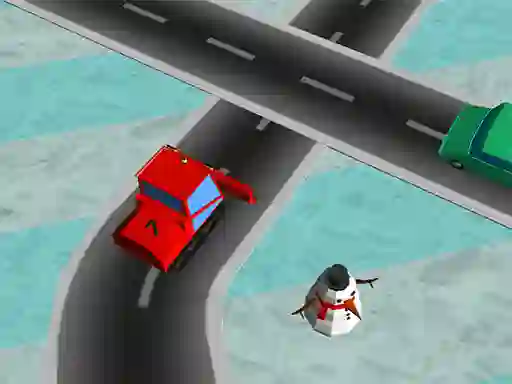Mäng Traffic Run Christmas Internetis
