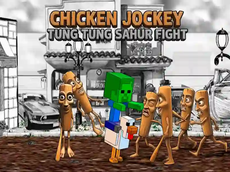Mäng Chicken Jockey Tung Tung Sahur Fight Internetis
