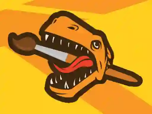 Mäng Dinosaur Warrior Coloring Internetis