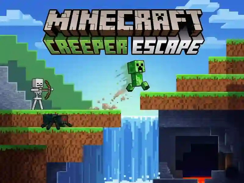 Mäng Minecraft Creeper Escape Internetis