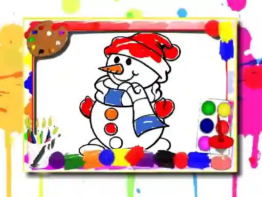 Mäng Winter Coloring Book Internetis