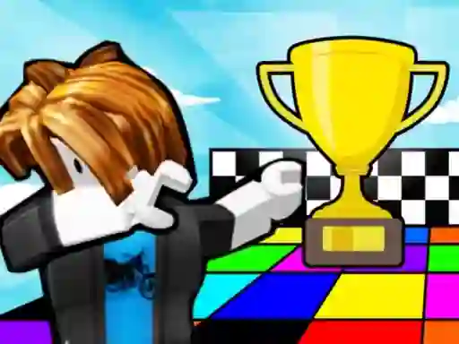 Mäng Color Race Obby Internetis