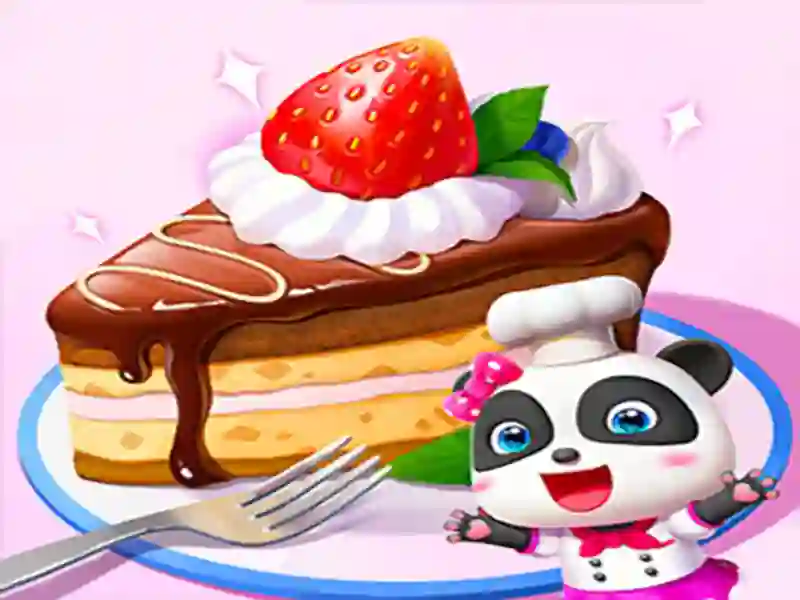 Mäng Little Panda Cake Shop Internetis