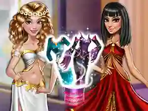 Mäng Dolly Princess vs. Villain Dress Up Internetis