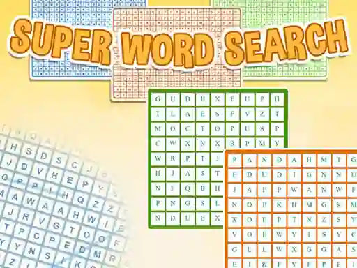 Mäng Super Word Search Internetis