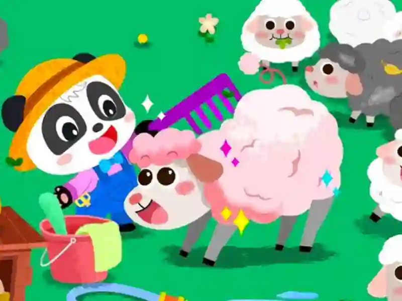Mäng Baby Panda Animal Farm Internetis