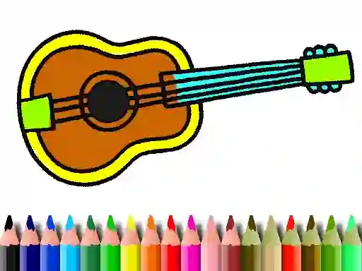 Mäng Back To School: Music Instrument Coloring Book Internetis