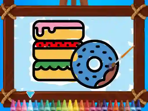 Mäng Kids Coloring Bakery Internetis