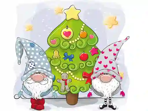 Mäng Cute Gnomes Hidden Stars Internetis