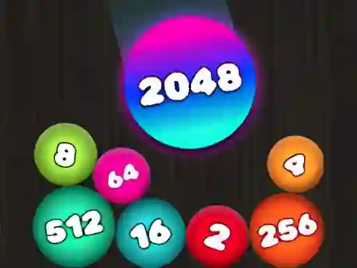 Mäng 2048 Puzzle: Connect the Balls Internetis