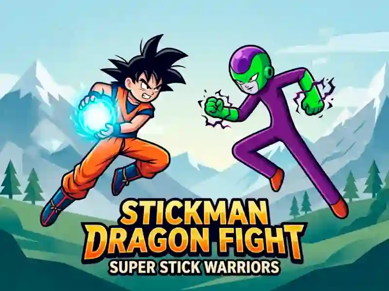 Mäng Stickman Dragon Fight - Super Stick Warriors Internetis