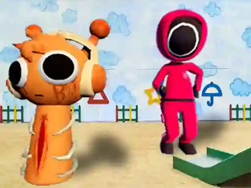 Mäng Squid Sprunki Dance Game Internetis