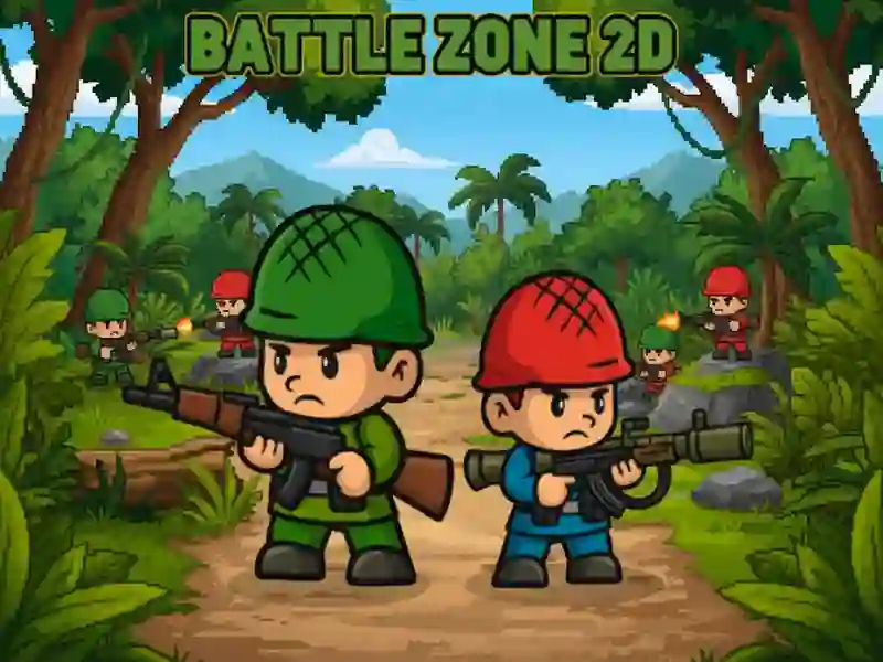 Mäng Battle Zone 2D Internetis