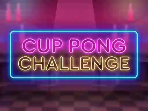Mäng Cup Pong Challenge Internetis