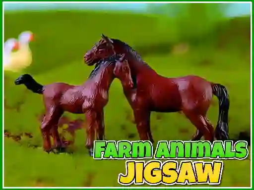 Mäng Farm Animals Jigsaw Internetis
