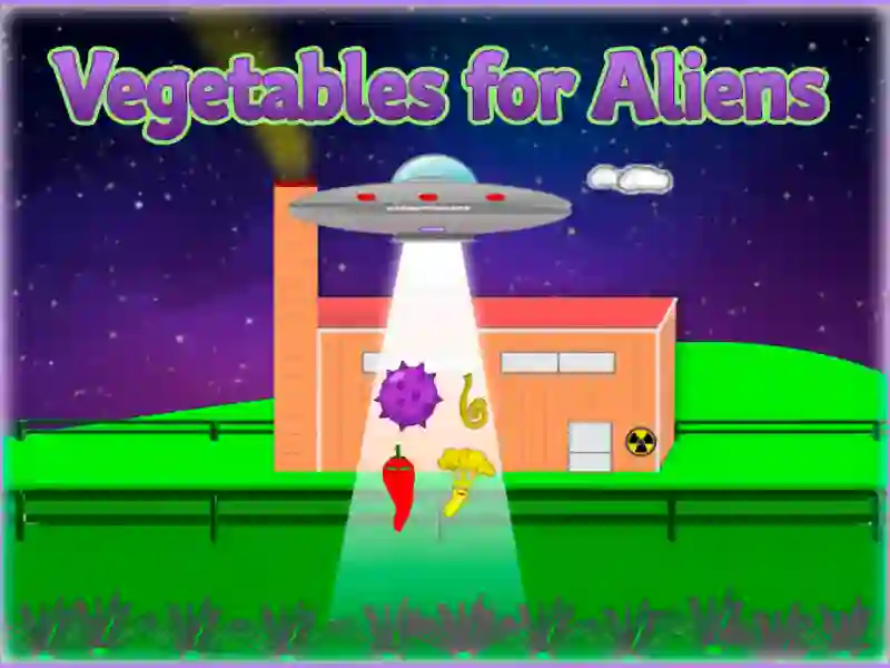 Mäng Vegetables for Aliens Internetis