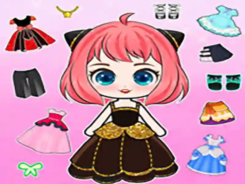 Mäng Chibi Doll Dress Up DIY Internetis