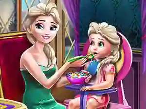 Mäng Ice Queen Toddler Feed Internetis