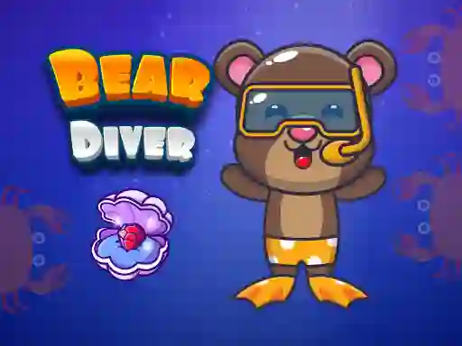 Mäng Bear Diver Internetis