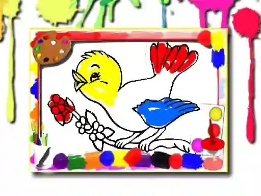 Mäng Birds Coloring Book Internetis
