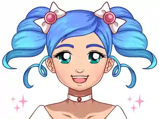 Mäng Kawaii Magical Girl Dress Up Game Internetis